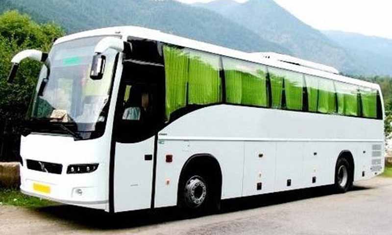 tourist bus in bekal